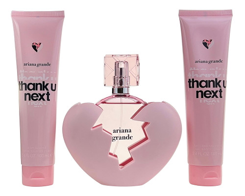 Thank U, Next By Ariana Grande 3.4 Oz Eau De Parfum Spray For Women - Gift Set (810101507144)