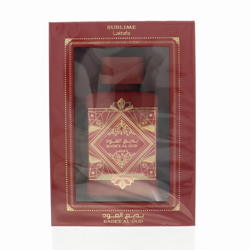 Bade'e Al Oud Sublime By Lattafa 3.4 Oz Eau De Parfum Spray For Men - Box (6290360593142)