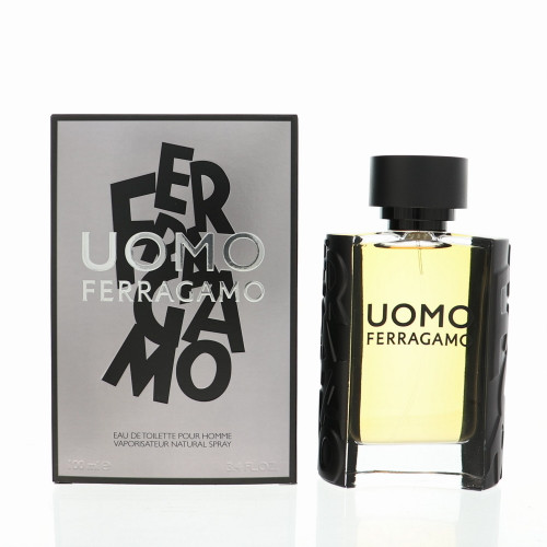 Uomo By Salvatore Ferragamo 3.4 Oz Eau De Toilette Spray For Men - Box (8056860210730)
