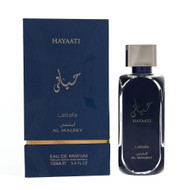 Hayaati Al Maleky By Lattafa 3.4 Oz Eau De Parfum Spray For Men - Box (6291108734056)