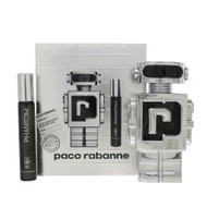 Paco Rabanne Phantom By Paco Rabanne 2 Piece Gift Set - 3.4 Oz Eau De Toilette Spray, 0.68 Oz Eau De Toilette Spray For Men - Gift Set (3349668604654)