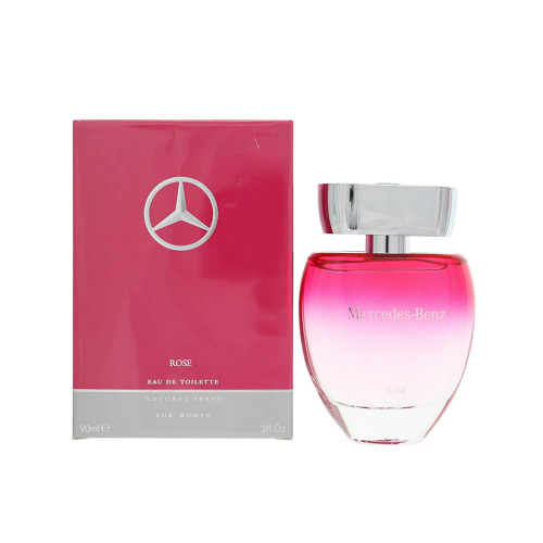 Mercedes Benz Rose By Mercedes Benz 3 Oz Eau De Toilette Spray For Women - Box (3595471026248)