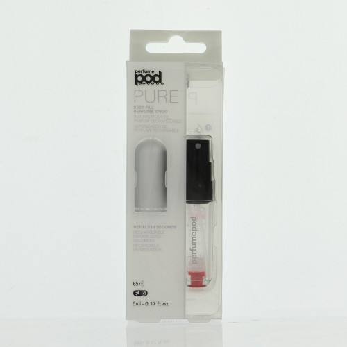 Perfume Pod Pure Silver By Travalo 0.17 Oz Refillable Spray For Unisex - Box (4897028691473)