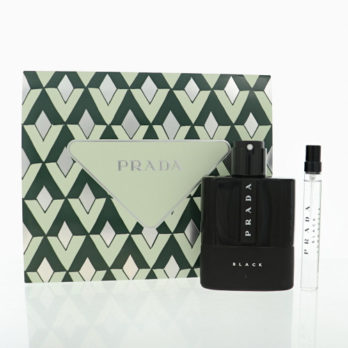Prada Luna Rossa Black By Prada 3.3 Oz Eau De Parfum Spray For Men - Gift Set (3614274642049)