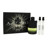 Azzaro The Most Wanted Intense By Azzaro 3 Piece Set For Men: 3.38 Oz Eau De Toilette Spray, 0.33 Oz Eau De Toilette Spray, 0.33 Oz Eau De Toilette Spray For Men - Gift Set (3614274315219)