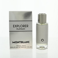 Explorer Platinum By Mont Blanc 1 Oz Eau De Parfum Spray For Men - Box (3386460135832)
