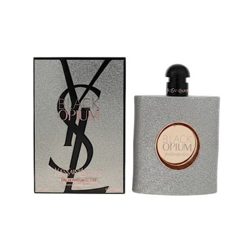 Black Opium Glitter By Yves Saint Laurent 3 Oz Eau De Parfum Spray For Women - Box (3614274185294)