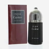 Pasha De Cartier Noire By Cartier 3.3 Oz Eau De Toilette Spray For Men - Box (3432240506252)