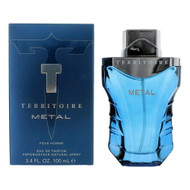 Territoire Metal By Yzy Perfume 3.4 Oz Eau De Parfum Spray For Men - Box (752084307833)