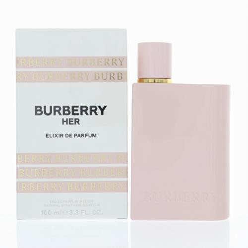 Her Elixir By Burberry 3.3 Oz Eau De Parfum Intense Spray For Women - Box (3616304061943)