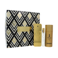 Paco Rabanne 1 Million By Paco Rabanne 3 Piece Gift Set For Men - 3.4 Oz Eau De Toilette, 5.1 Oz Deodorant, 10 Ml Eau De Toilette For Men - Gift Set (3349668666713)