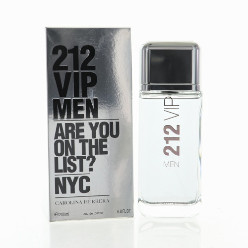 212 Vip By Carolina Herrera 6.8 Oz Eau De Toilette Spray For Men - Box (8411061782347)