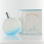 Eau Des Merveilles Bleue By Hermes 3.3 Oz Eau De Toilette Spray For Women - Box (3346130009320)