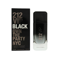212 Vip Black By Carolina Herrera 3.4 Oz Eau De Parfum Spray For Men - Box (8411061043844)