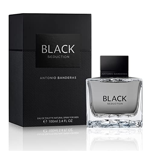 Black Seduction By Antonio Banderas 3.4 Oz Eau De Toilette Spray For Men - Box (8411061081266)