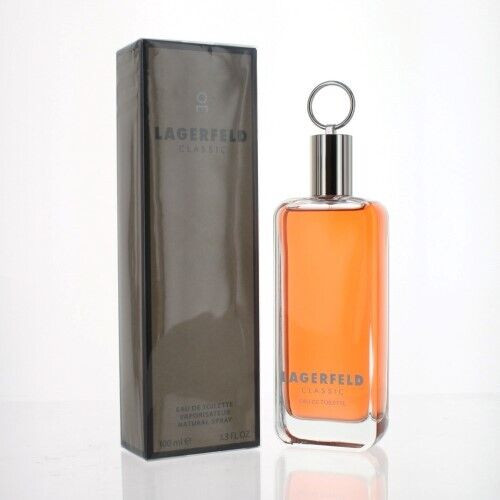 Lagerfeld Classic By Karl Lagerfeld 3.3 Oz Eau De Toilette Spray For Men - Box (0802991992575)