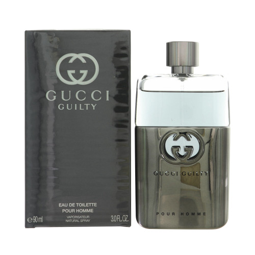 Gucci Guilty By Gucci 3 Oz Eau De Toilette Spray For Men - Box (0737052339047)