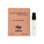 Autograph Rose Gold By Luniche 0.1 Oz Eau De Parfum Spray For Women - Vial ()