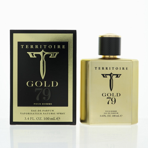 Territoire Gold 79 By Yzy Perfume 3.4 Oz Eau De Parfum Spray For Men - Box (752084307130)