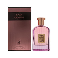 Lattafa Rose Origami By Lattafa 3.4 Oz Eau De Parfum Spray For Women - Box (6290362340928)