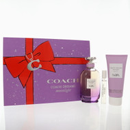 Coach Dreams Moonlight By Coach 3 Piece Set For Women: 3 Oz Eau De Parfum Spray, 0.25 Oz Eau De Parfum Spray, 3.3 Oz Body Lotion For Women - Gift Set (3386460158831)