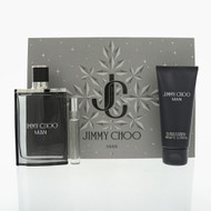 Jimmy Choo Man By Jimmy Choo 3 Piece Set For Men: 3.3 Oz Eau De Toilette Spray, 0.25 Oz Eau De Toilette Spray, 3.3 Oz All-Over Shower Gel For Men - Gift Set (3386460158411)