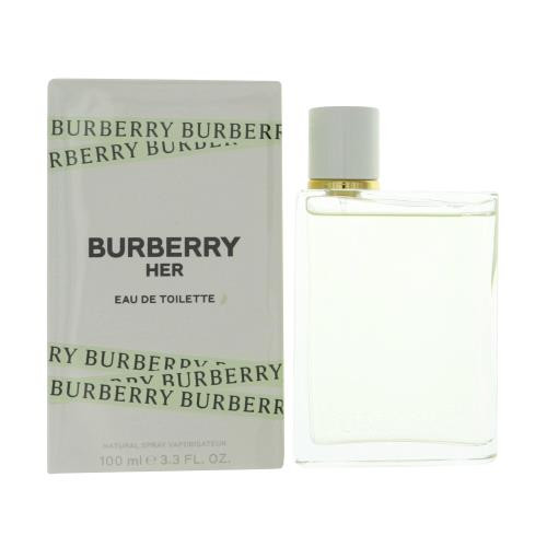 Burberry Her By Burberry 3.3 Oz Eau De Toilette Spray For Women - Box (3616301975755)