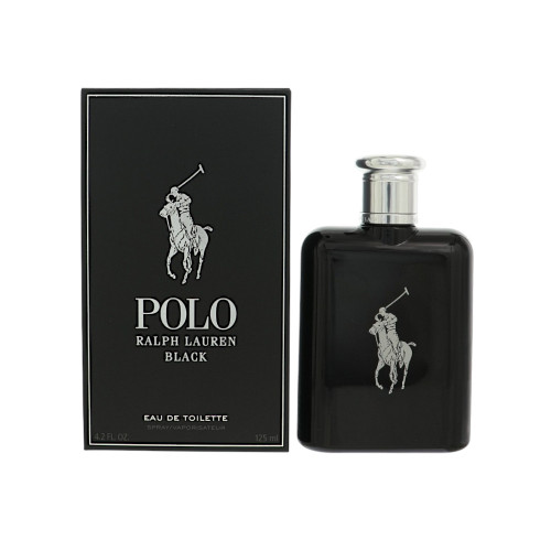 Polo Black By Ralph Lauren 4.2 Oz Eau De Toilette Spray For Men - Box (0888100945564)