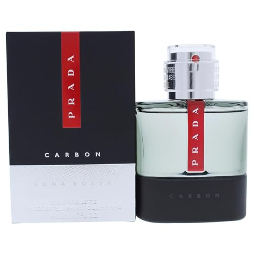 Prada Luna Rossa Carbon By Prada 1.6 Oz Eau De Toilette Spray For Men - Box (8435137759811)