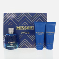 Missoni Wave By Missoni 3.4 Oz Eau De Toilette Spray For Men - Gift Set (8011003885725)