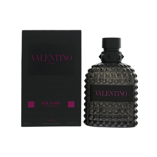 Uomo Born In Roma Extradose By Valentino 3.4 Oz Parfum Spray For Men - Box (3614274350739)