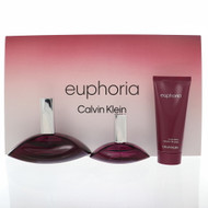 Euphoria By Calvin Klein 3.3 Oz Eau De Parfum Spray For Women - Gift Set (3616306728240)