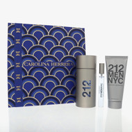 212 By Carolina Herrera 3.4 Oz Eau De Toilette Spray For Men - Gift Set (8411061092415)