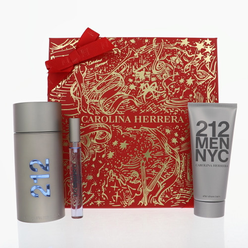 212 By Carolina Herrera 3.4 Oz Eau De Toilette Spray For Men - Gift Set (8411061122488)