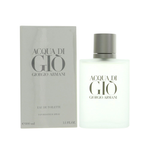 Acqua Di Gio By Giorgio Armani 3.4 Oz Eau De Toilette Spray For Men - Box (3360372058878)