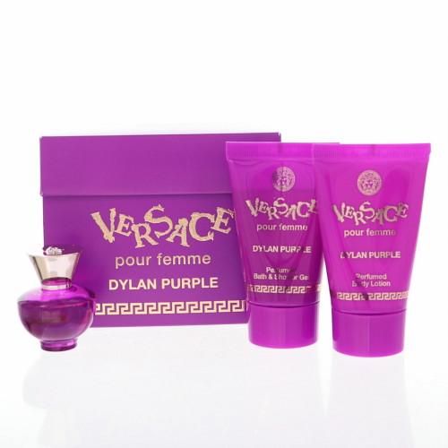 Dylan Purple By Versace 0.17 Oz Eau De Parfum Splash For Women - Gift Set (8011003878376)
