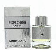 Explorer Platinum By Mont Blanc 2 Oz Eau De Parfum Spray For Men - Box (013121424112)