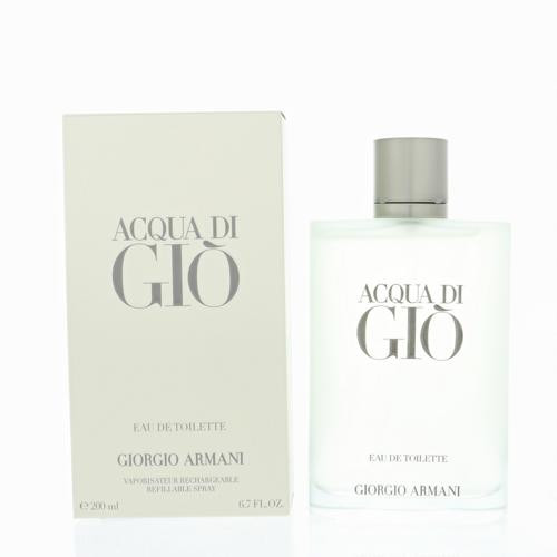 Acqua Di Gio By Giorgio Armani 6.7 Oz Eau De Toilette Spray For Men - Box (0769760384378)