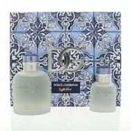 D & G Light Blue By Dolce & Gabbana 4.2 Oz Eau De Toilette Spray For Men - Gift Set (8057971187478)