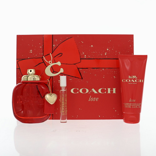 Coach Love By Coach 3 Oz Eau De Parfum Spray For Women - Gift Set (3386460158763)