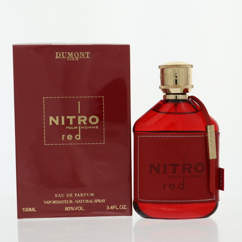 Nitro Red By Dumont 3.4 Oz Eau De Parfum Spray For Men - Box (3760060761880)