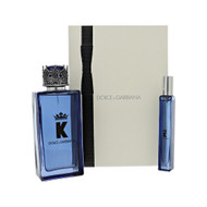 K By Dolce & Gabbana 2 Piece Set For Men: 3.3 Oz Eau De Parfum Spray, 0.33 Oz Eau De Parfum Spray For Men - Gift Set (8054754403534)