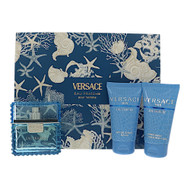 Versace Eau Fraiche By Versace 3 Piece Set For Men: 1.7 Oz Eau De Toilette Spray, 1.7 Oz Bath & Shower Gel, 1.7 Oz After Shave Balm For Men - Gift Set (8011003899913)