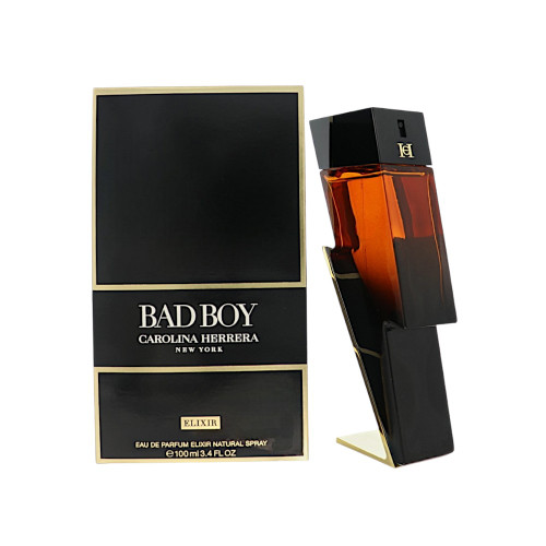 Bad Boy Elixir By Carolina Herrera 3.4 Oz Eau De Parfum Spray For Men - Box (8411061106297)