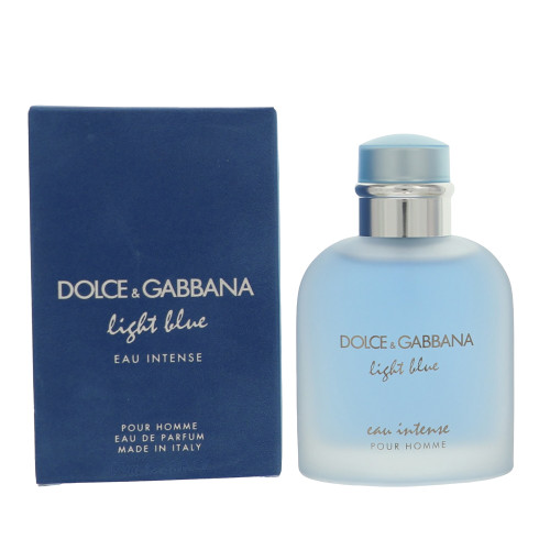 D & G Light Blue Eau Intense By Dolce & Gabbana 3.3 Oz Eau De Parfum Spray For Men - Box (8057971181391)