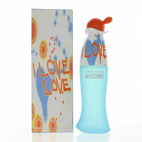 I Love Love By Moschino 3.4 Oz Eau De Toilette Spray For Women - Box (701019689889)