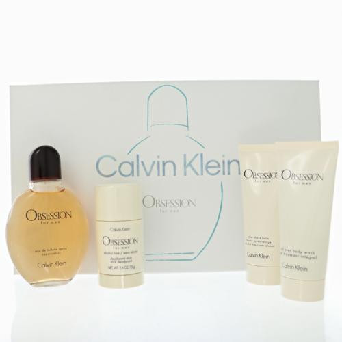 Obsession By Calvin Klein 4.2 Oz Eau De Toilette Spray For Men - Gift Set (3616304966736)