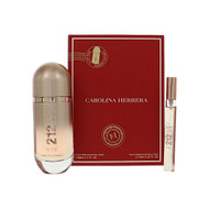 212 Vip Rose By Carolina Herrera 2 Piece Set For Women: 2.7 Oz Eau De Parfum Spray, 0.34 Oz Eau De Parfum Spray For Women - Gift Set (8411061092491)