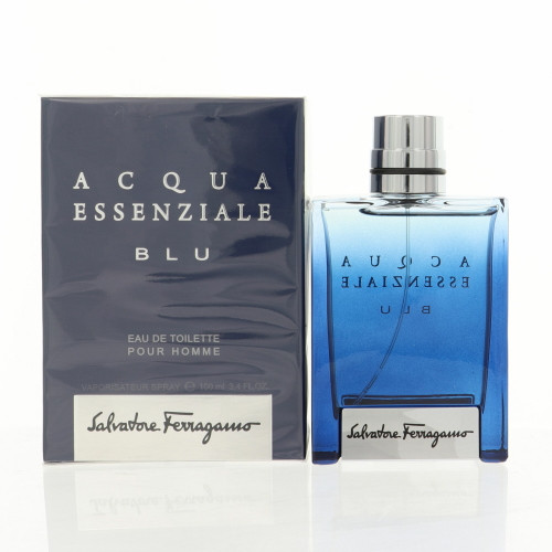 Acqua Essenziale Blu By Salvatore Ferragamo 3.4 Oz Eau De Toilette Spray For Men - Box (8052464891467)