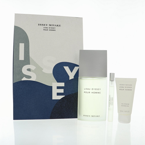 Issey Miyake L'eau D'issey By Issey Miyake 3 Piece Gift Set For Men - 4.2 Oz Eau De Toilette, 1.6 Oz Shower Gel, Mini Eau De Toilette For Men - Gift Set (3423222119683)
